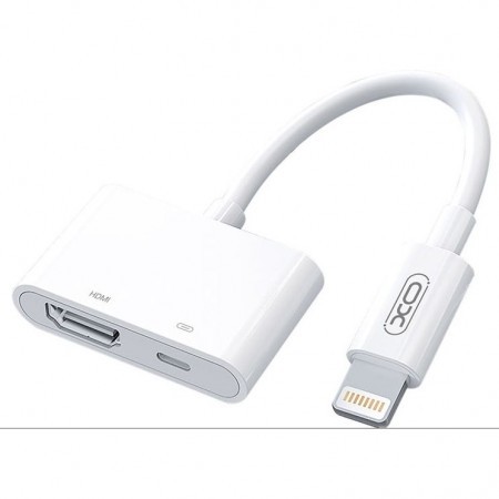 XO HUB005 Lightning To HDMI + Charging Port CA-IP-XO-005WH