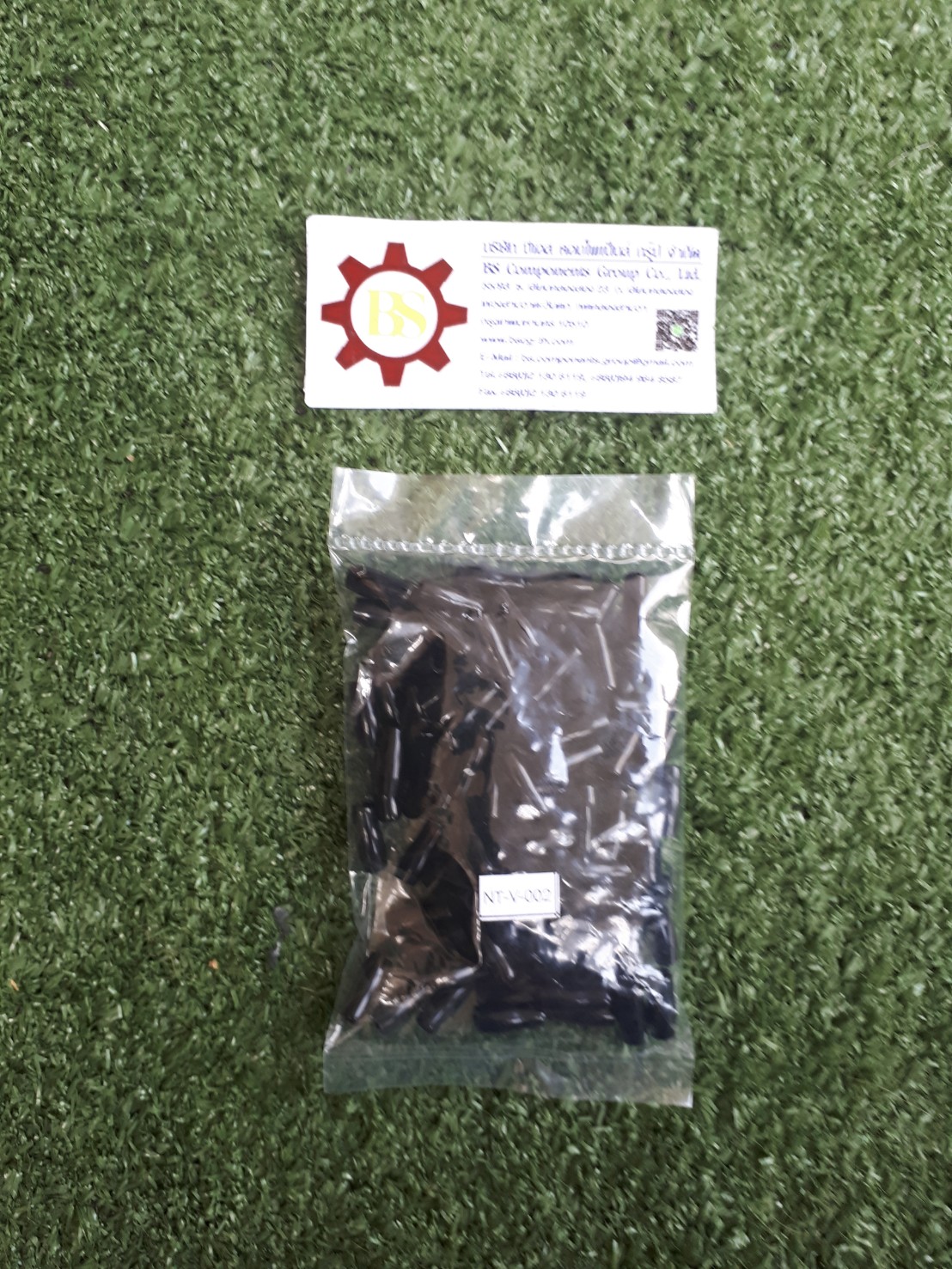 ปลอกหุ้มหางปลา VC002(2.5) สีดำ 2.5sqmm. (100ชิ้น/ถุง)