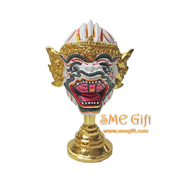 หัวโขน หนุมาน พร้อมกล่องผ้าไหม Premium 001 ชิ้น