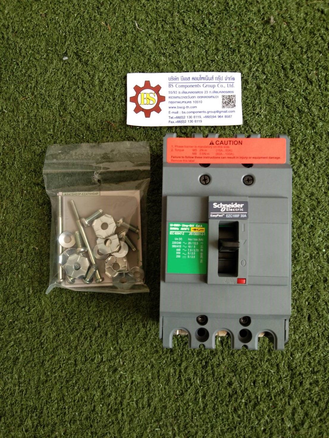 Schneider : MCCB.(เมนเบรกเกอร์) EZC100F3030 3P 30A 10kA