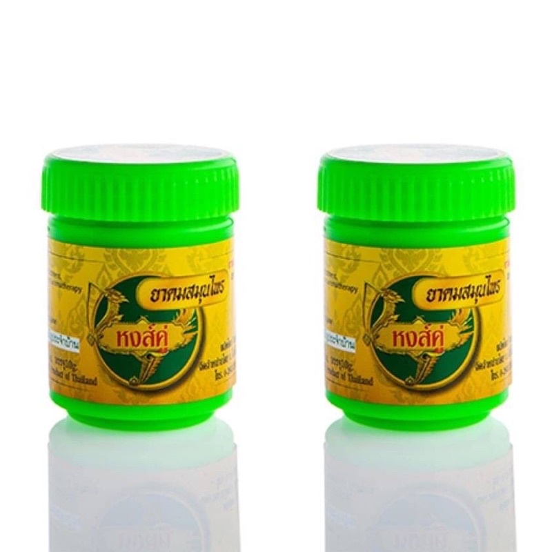 ยาดมสมุนไพร หงส์คู่ Hong Koo 10g Hong Koo inhaler