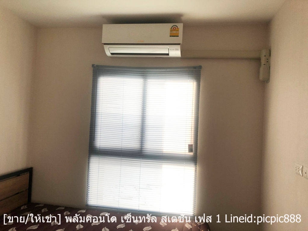 เปิดเช่า พลัมคอนโด เซ็นทรัล สเตชั่น เฟส 1 ติด Central Westgate ขนาด 24.14 ตร.ม จ.นนทบุรี