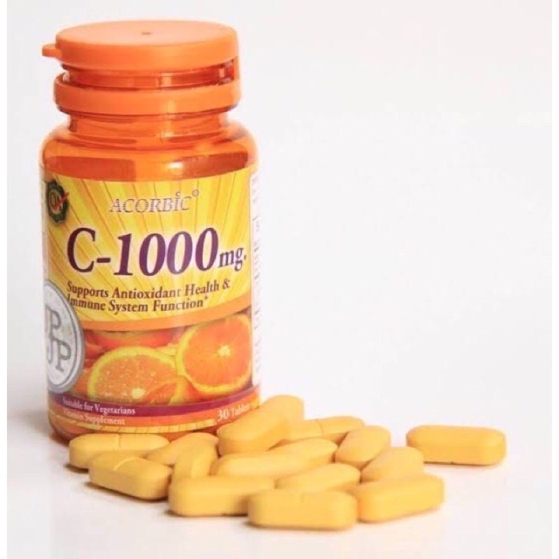 Acorbic C-1000 mg.วิตามินซี นำเข้าอเมริกา