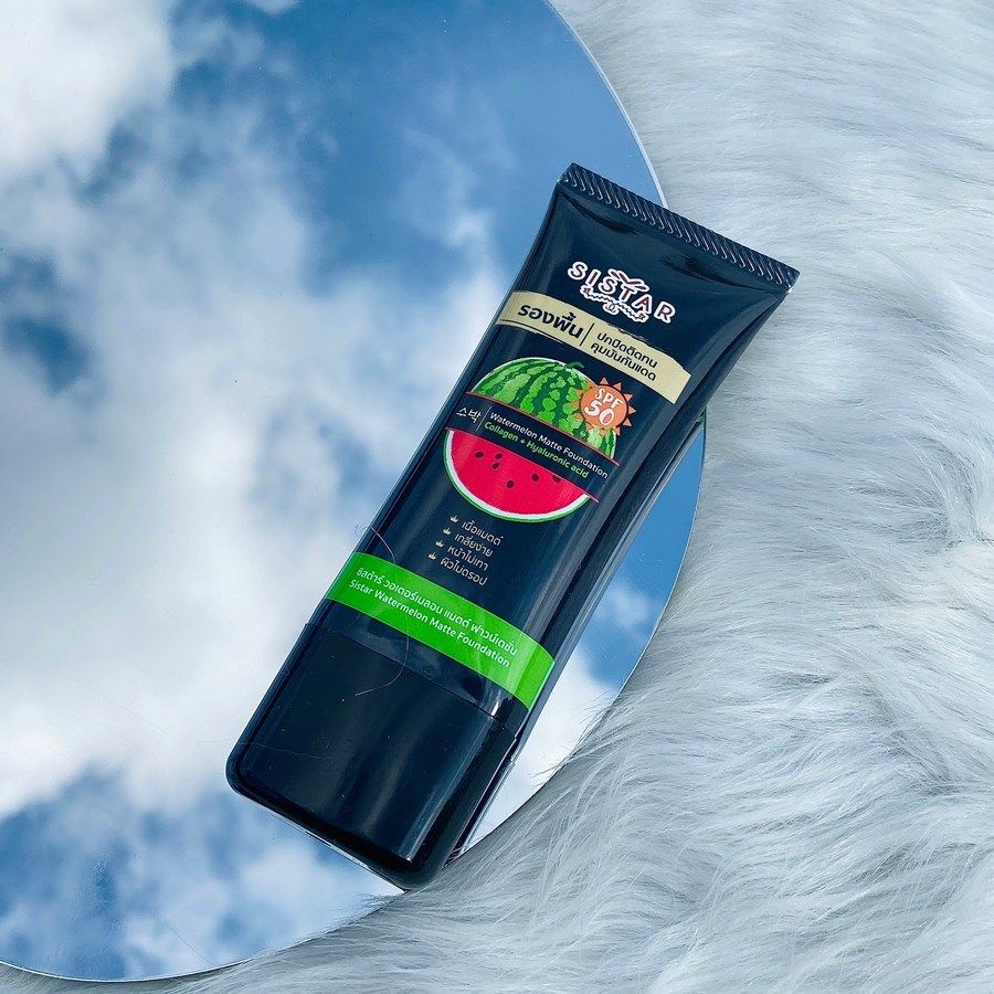 Sistar รองพื้น ซิสต้าร์ วอเตอร์เมลอน แมตต์ ฟาวน์เดชั่น 40 กรัม แบบหลอด Watermelon Matte Foundation