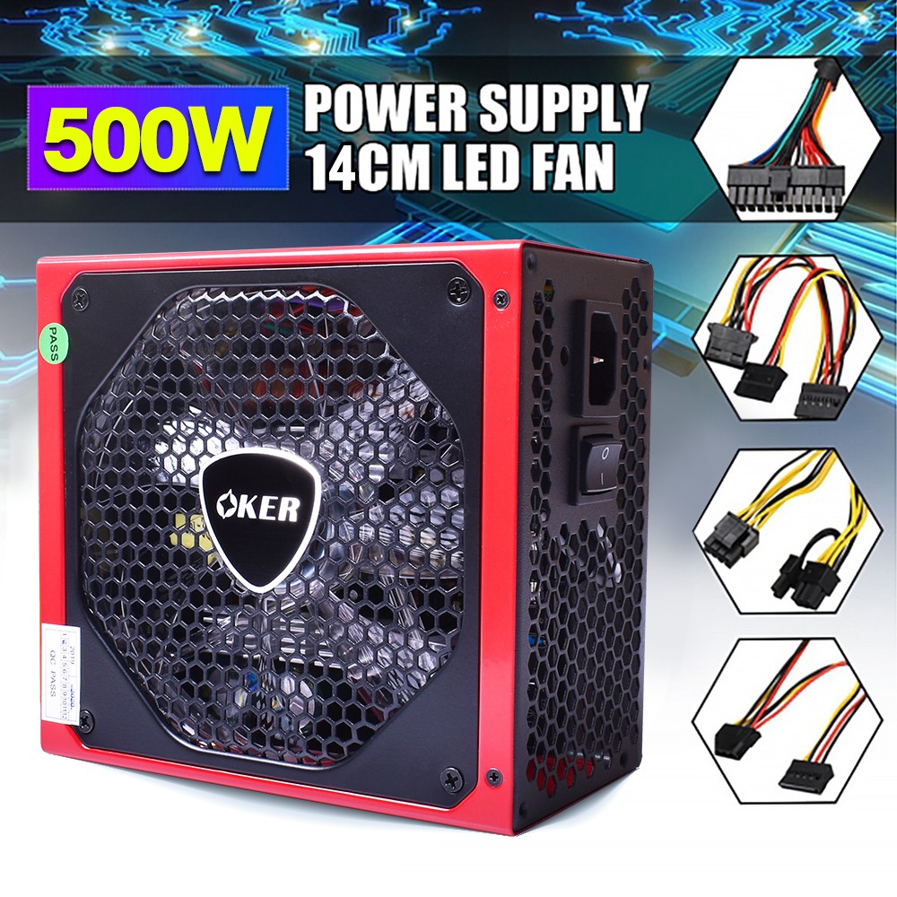 PS-680C OKER POWERSUPPLY 500W FULL PO-OK-24-PS680
