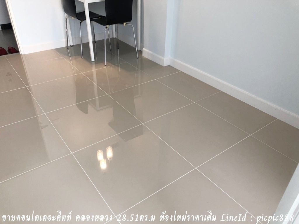 ให้เช่า คอนโดเดอะคิทท์ คลองหลวง จ.ปทุมธานี ห้อง 28.51ตร.ม ใกล้ ม.ธรรมศาสต์ แม็คโคร โลตัส ตลาดไท ห้องสวยมีเฟอร์บางส่วน