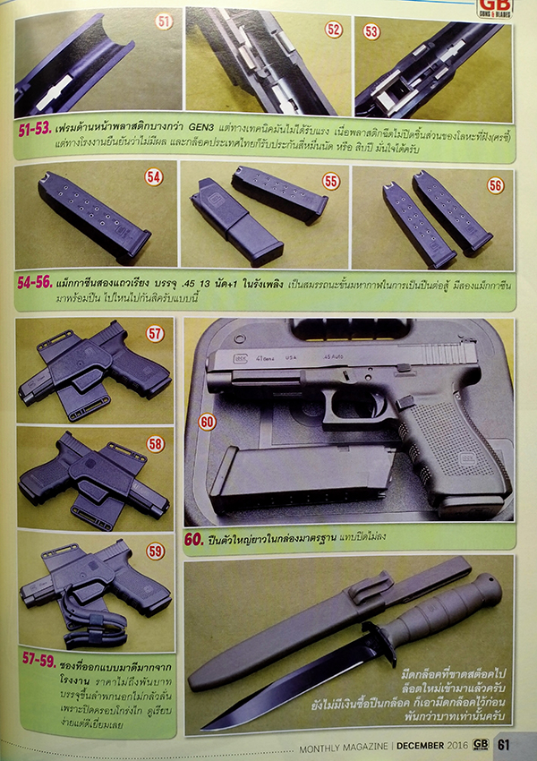 GB Guns & Blades ฉบับที่ 69 ปีที่ 6 ธันวาคม 2559