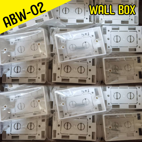 ABW-02 WALL BOX สีเหลี่ยมผืนผ้า NW-GO-XX-ABW02