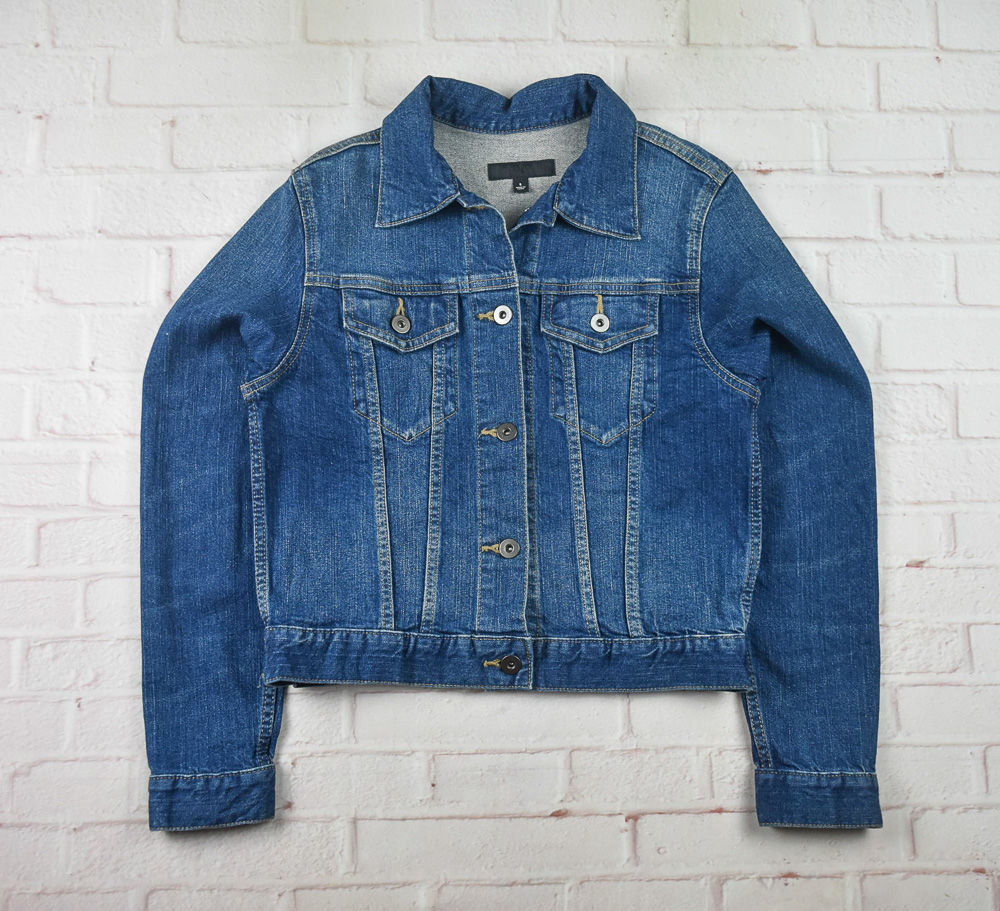 UNIQLO®แท้ อก 34 เสื้อแจ็คเก็ตยีนส์ผู้หญิง ยูนิโคล่ สียีนส์ เสื้อแขนยาว เนื้อผ้าดี