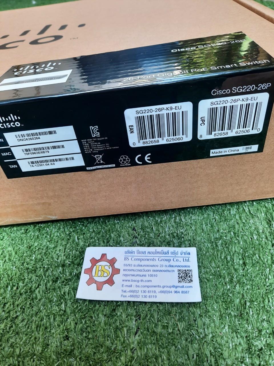 CISCO : SG220-26P SWITCH SG220-26P 26-Port Gigabit PoE Smart Plus Switch (SG220-26P-K9-EU)