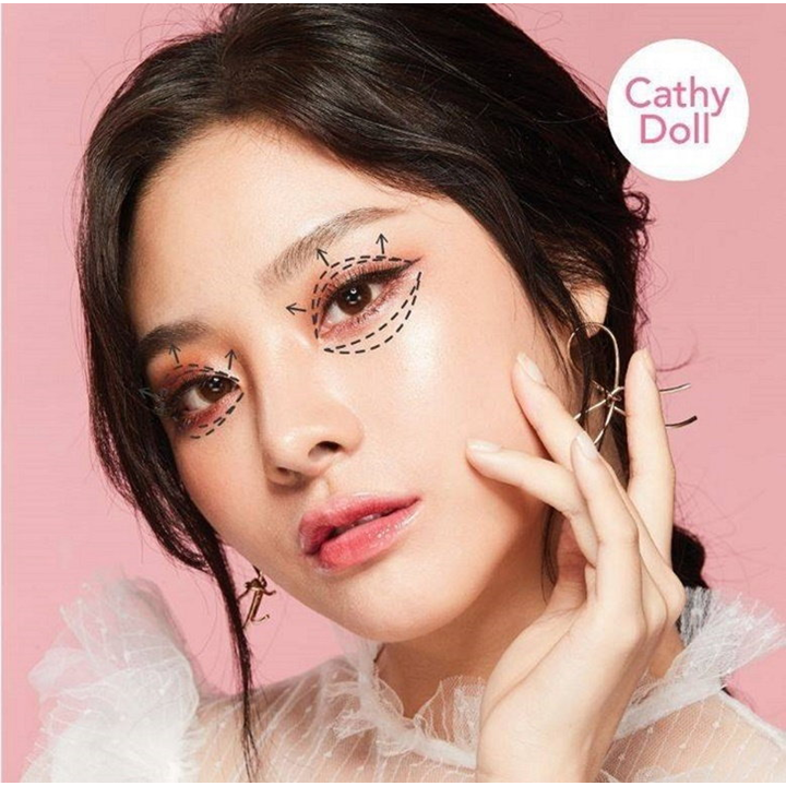 Cathy Doll K Surgy Double Eyelid Eyeliner 1g+0.4g ดับเบิ้ลอายลิดอายไลน์เนอร์ 2 หัวในแท่งเดียว เคที่ ดอลล์
