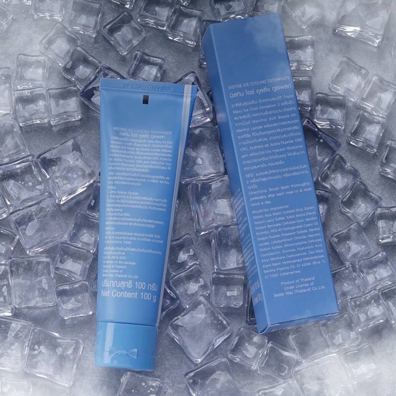 Mistine Ice Cooling Toothpaste 100 g. ยาสีฟันสูตรเย็น มิสทีน