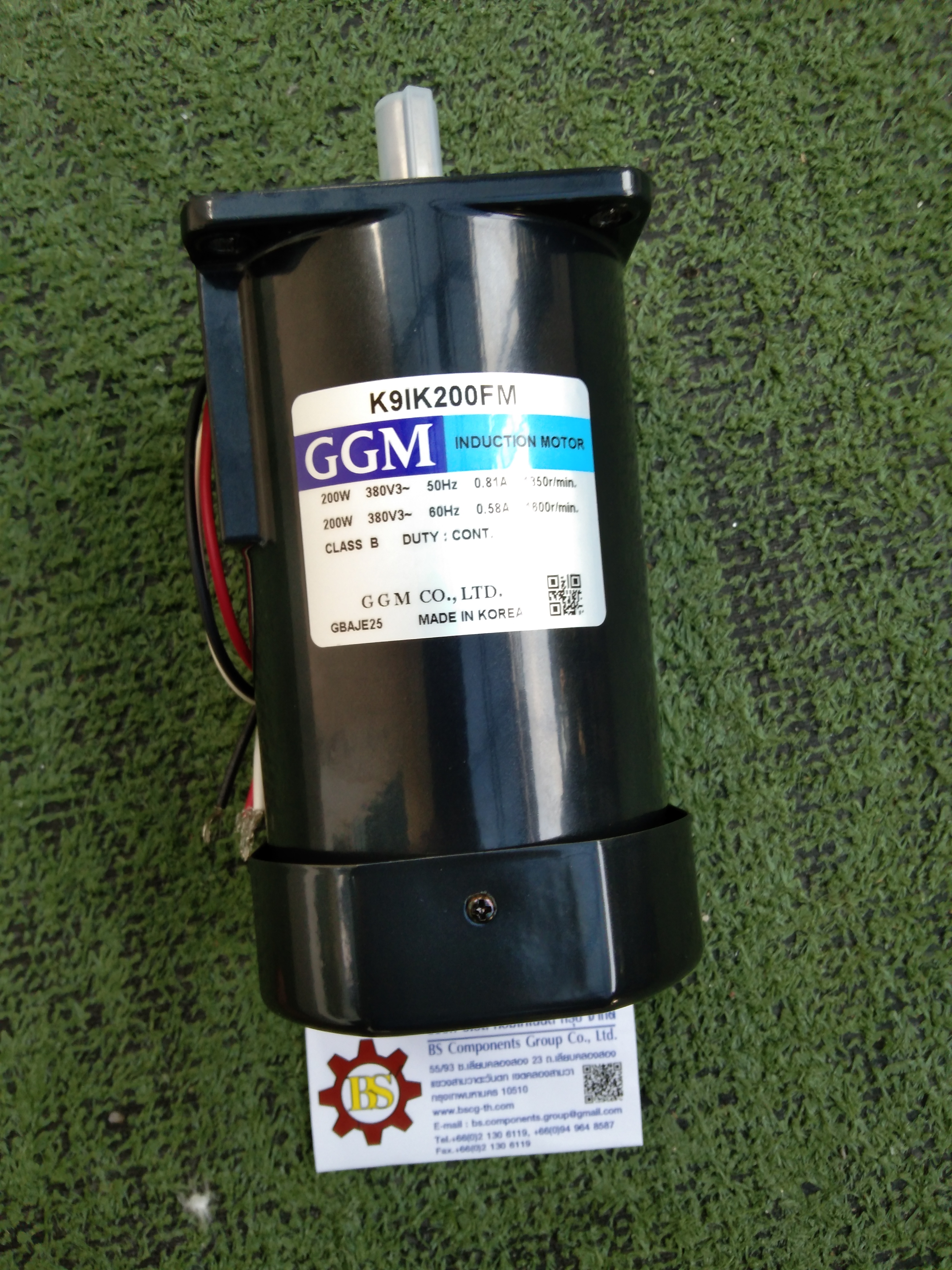 GGM : INDUCTION MOTOR MODEL : K9IK200FM