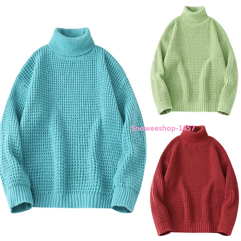 เสื้อกันหนาวไหมพรมผู้ชายผ้านิ่มทอหนาเนื้อดีเกรดพรีเมี่ยมใส่สบายจะใส่เป็นตัวในหรือใส่เป็นเดี่ยวข้างนอกได้กันหนาวได้ถึง 0 องศา