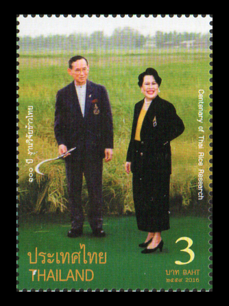 แสตมป์ 100 ปี งานวิจัยข้าวไทย