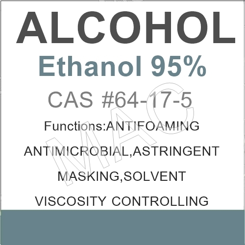 ALCOHOL 95 % / เอทานอล / เอทิลแอกอฮอล์ ของเหลวใส