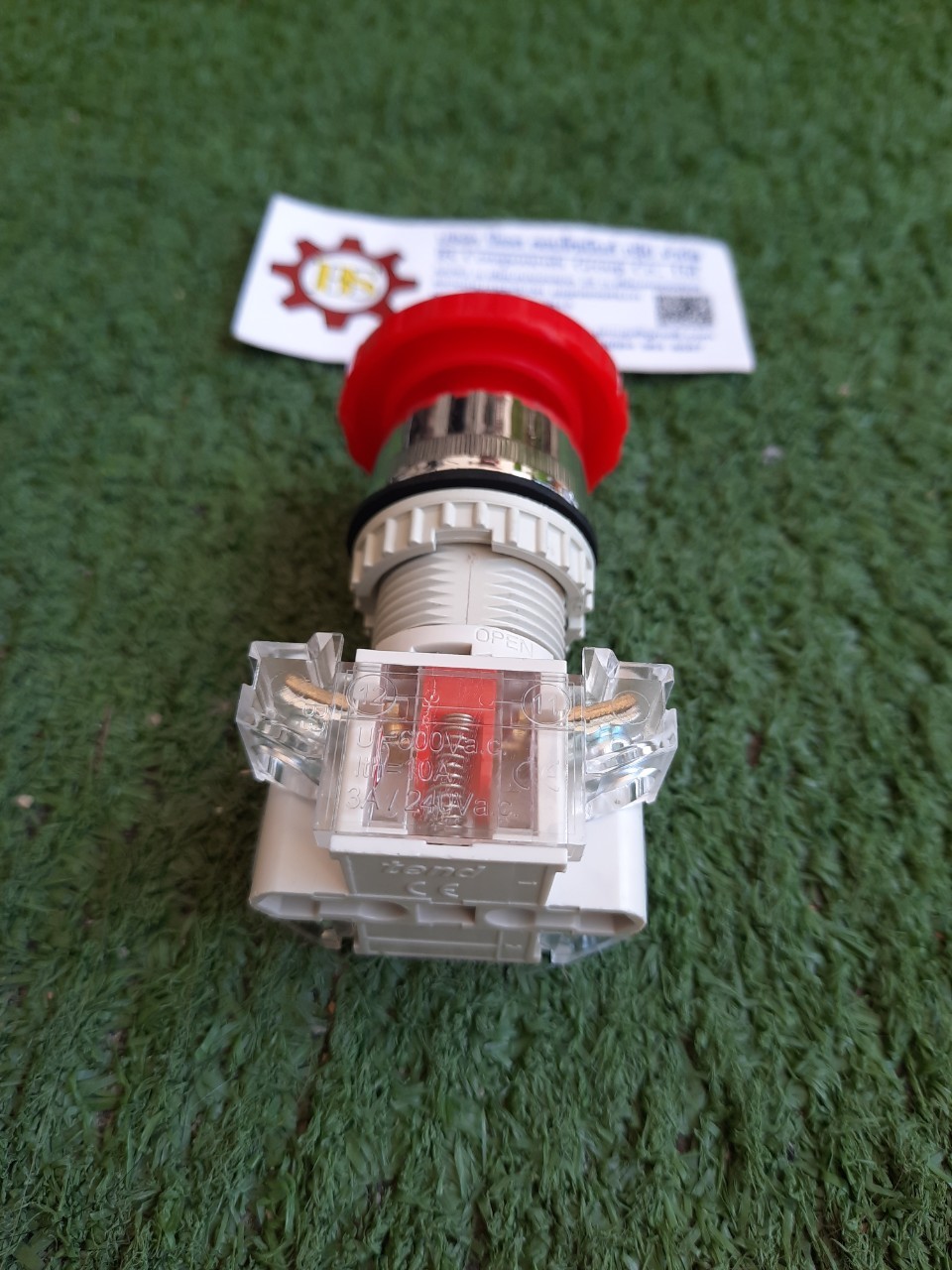 TEND : สวิทช์ล็อคดอกเห็ด 22/25mm T2BKRR-1C -Red