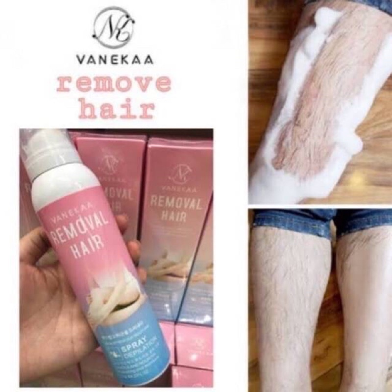 Vanekaa Removal Hair สเปรย์กำจัดขน 120g.