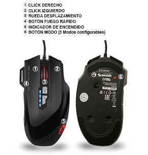 G-986 MARVO GAMING MOUSE 8 Stage DPI 18 Button SKU-01838