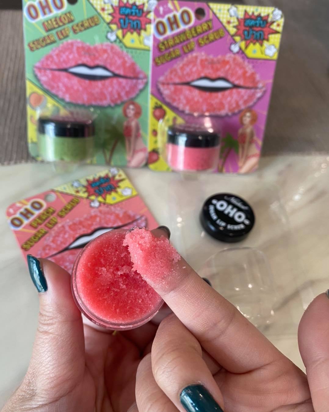 OHO Sugar Lip Scrub 25g สครับขัดริมฝีปาก