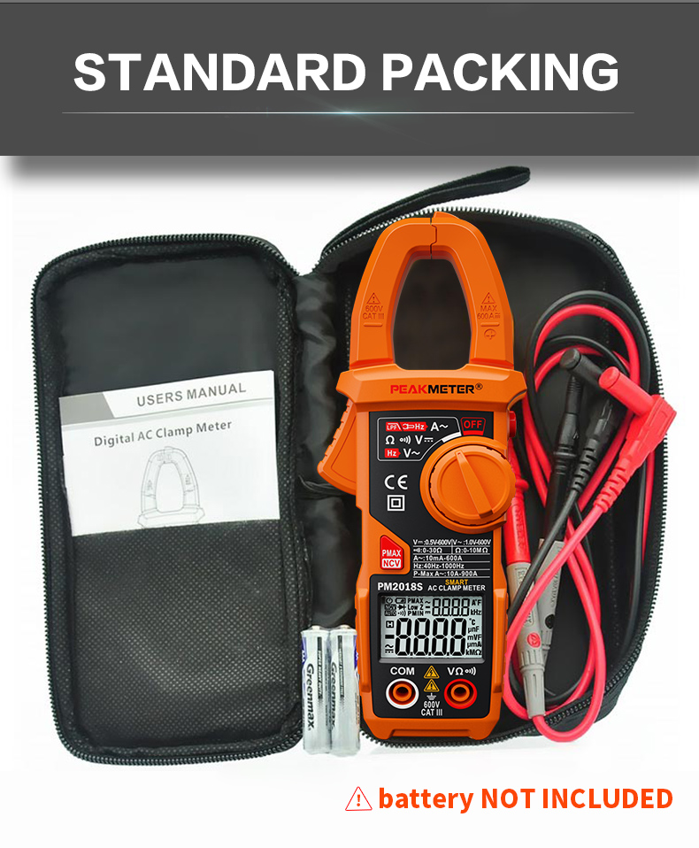 PM2018S Smart AC Digital Clamp Meter *(สินค้ารับประกัน 1ปี)*