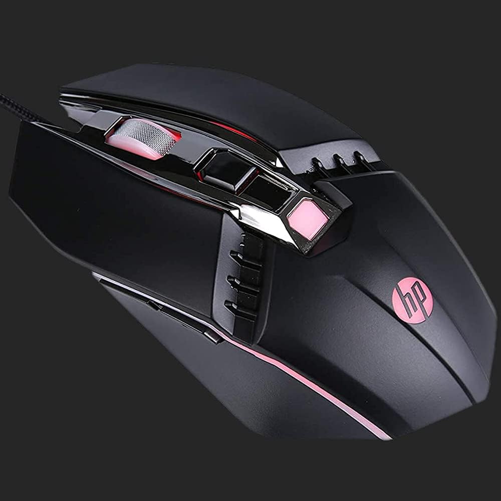 M270 HP Mouse Gaming 6 ปุ่ม ไฟ RGB สวย น้ำหนักเบามาก MO-HP-GM-M270B