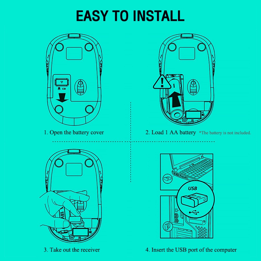V10 OKER FASHION WIRELESS MOUSE MO-OK-WL-V10xx