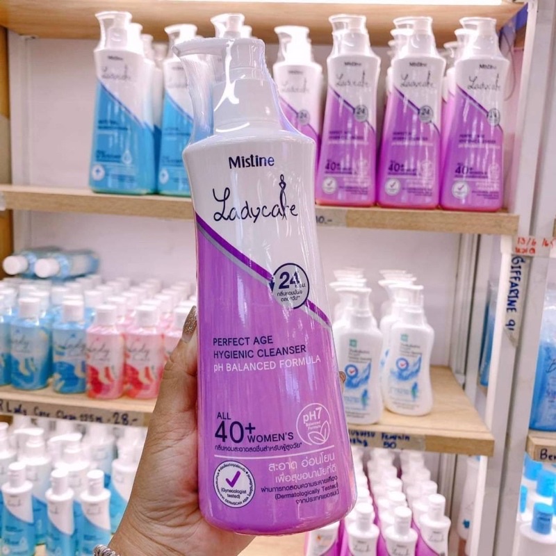 มิสทีน น้ำยาอนามัย เลดี้แคร์ สูตร เฟอร์เฟค เอจ สำหรับ ผู้หญิง วัย 40 Mistine Ladycare Perfect Age Hygienic Cleanser