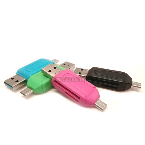 G-001 USB-SDCARD/TF TO Micro USB (M) คละสี G001 CR-EX-GE-G001C