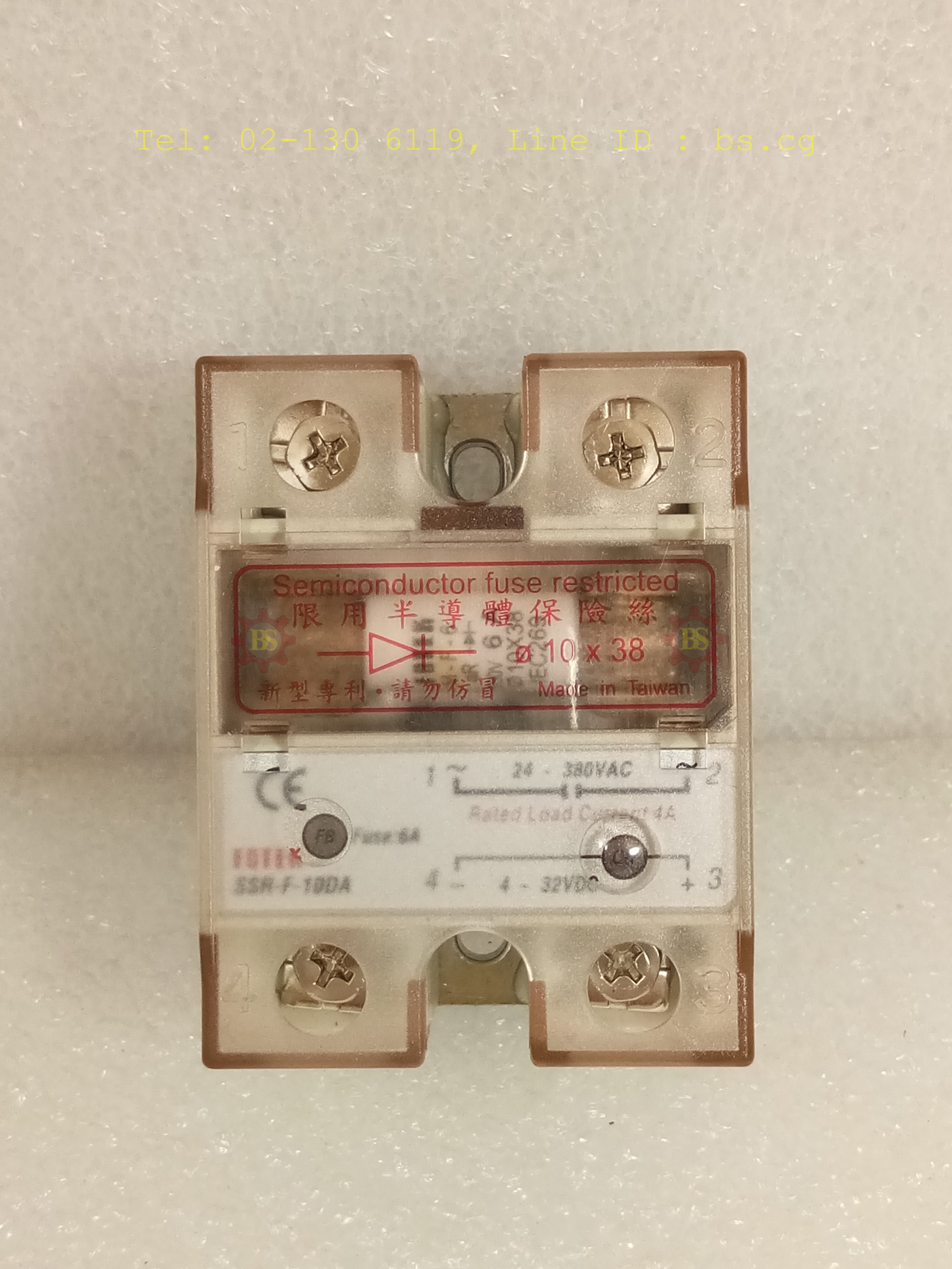 FOTEK : Fuse: 6A SSR-F-10DA