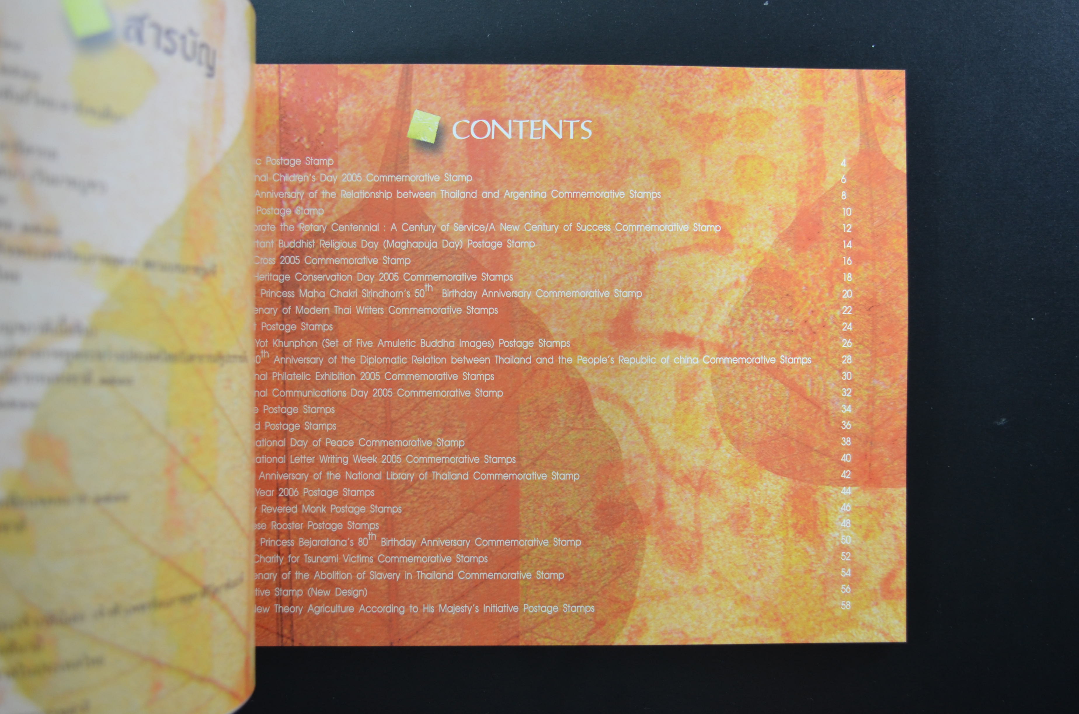 สมุดตราไปรษณียากรไทยประจำปี 2548