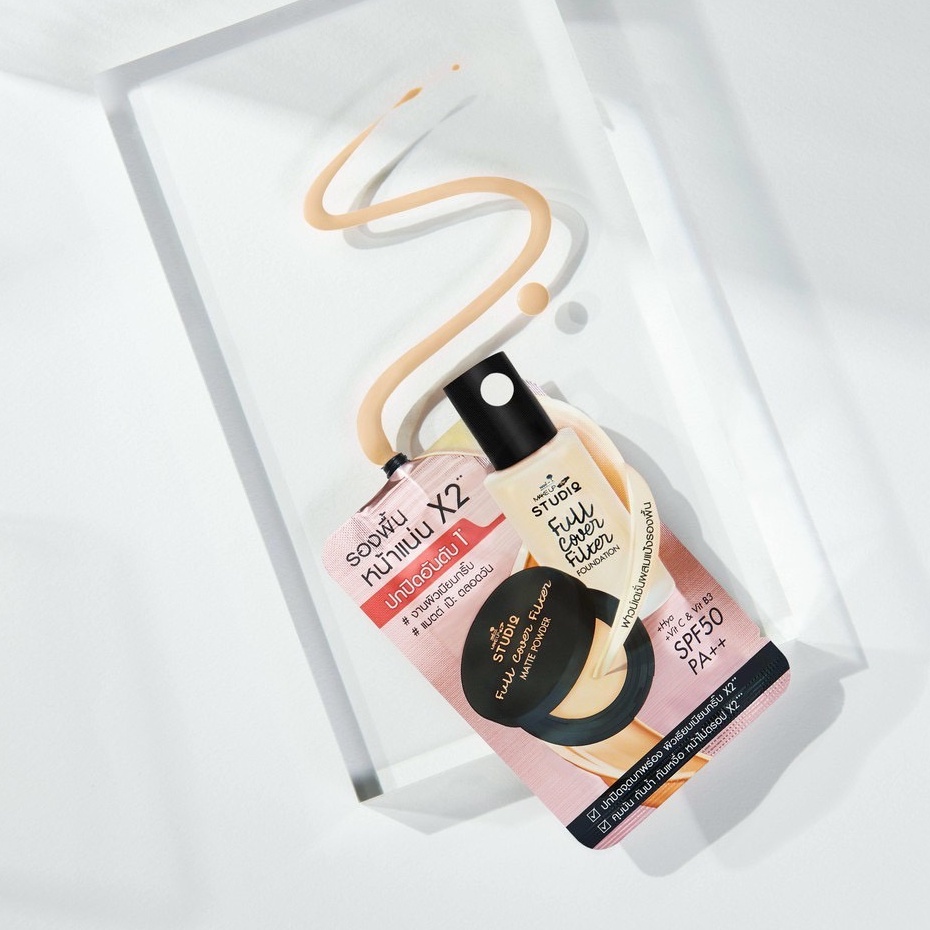 (6ซอง/กล่อง) Nami Make Up Pro Cover Filter Foundation นามิ รองพื้น ปกปิด ขั้นสุด 7 กรัม