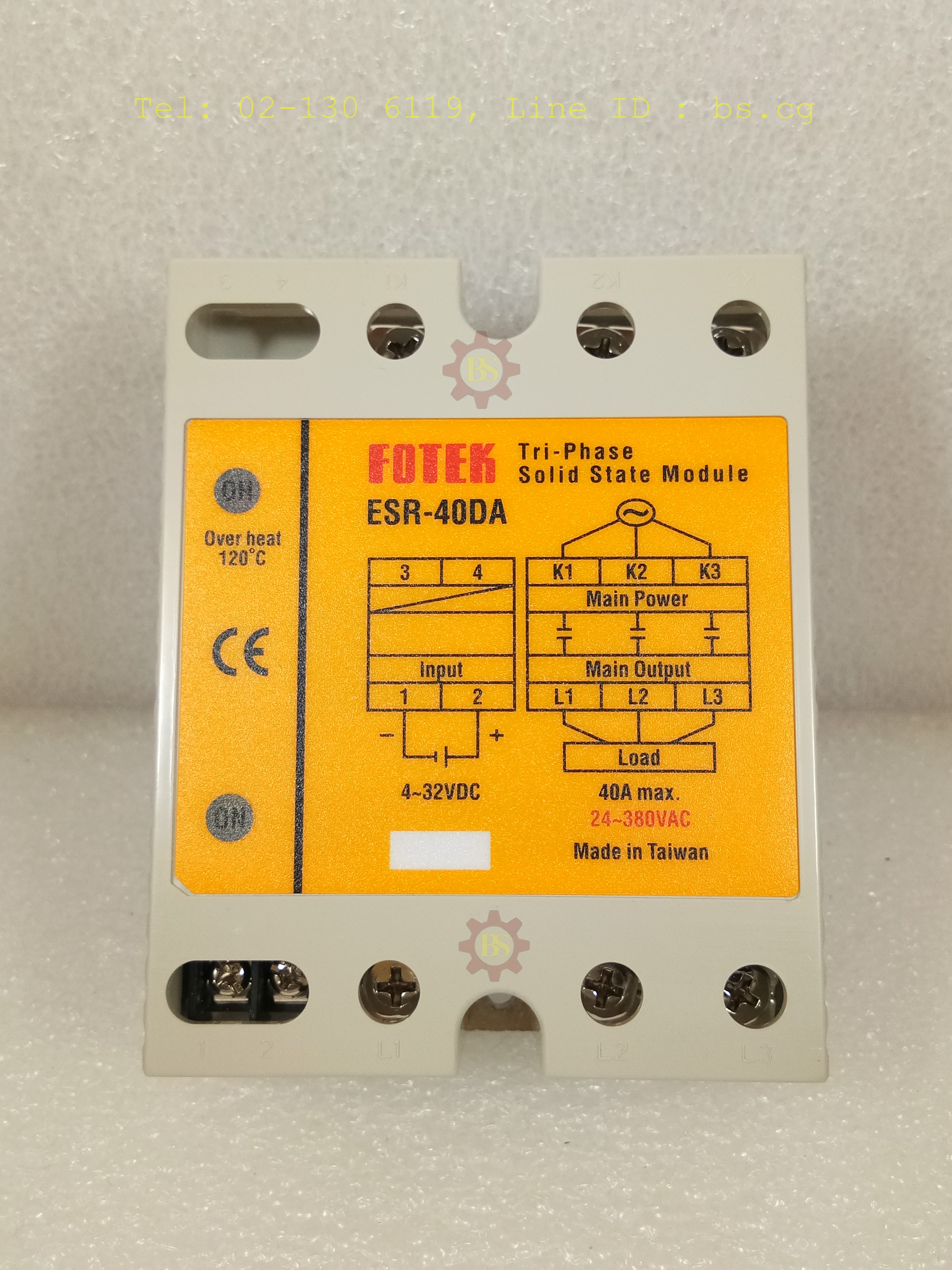 FOTEK : Solid State Module Tri-Phase ESR-40DA