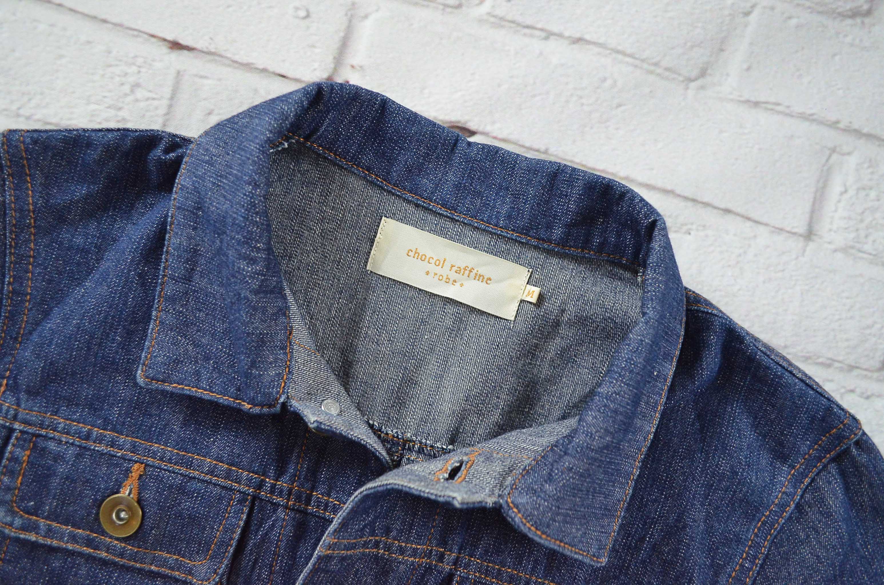 Chocol อกจริง35' (S) เสื้อแจ็คเก็ตยีนส์ เสื้อยีนส์แขนยาวหญิงชาย สภาพสวยผ้านุ่มใส่สบายใส่คลุม