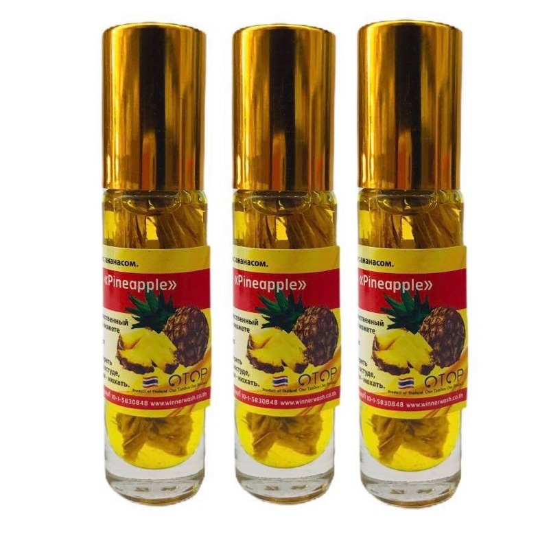 Banna oil balm with herb 10g 1 ขวด บ้านนา บาล์มน้ำสมุนไพร พินเสนน้ำ ลูกกลิ้งสมุนไพร