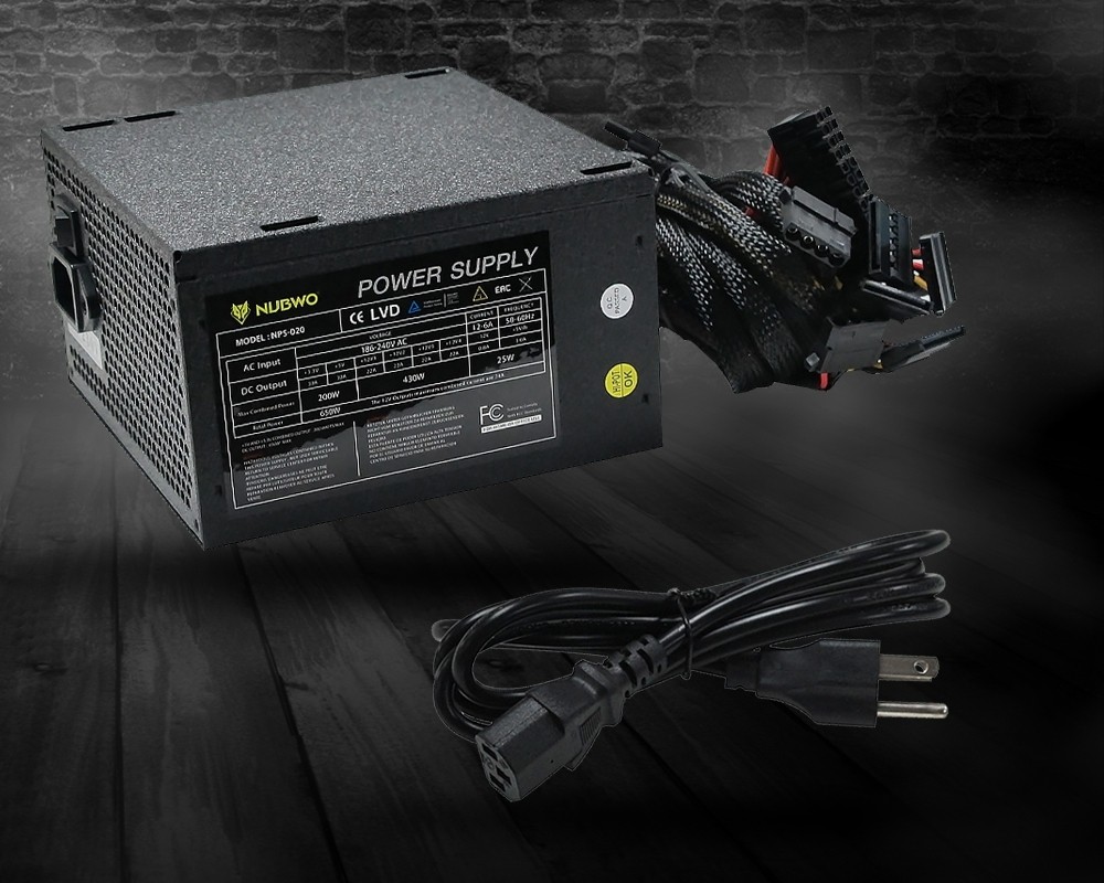NUBWO NPS-020 POWER SUPPLY 650W 9.5*23.5*17 cm PO-NW-24-NP020
