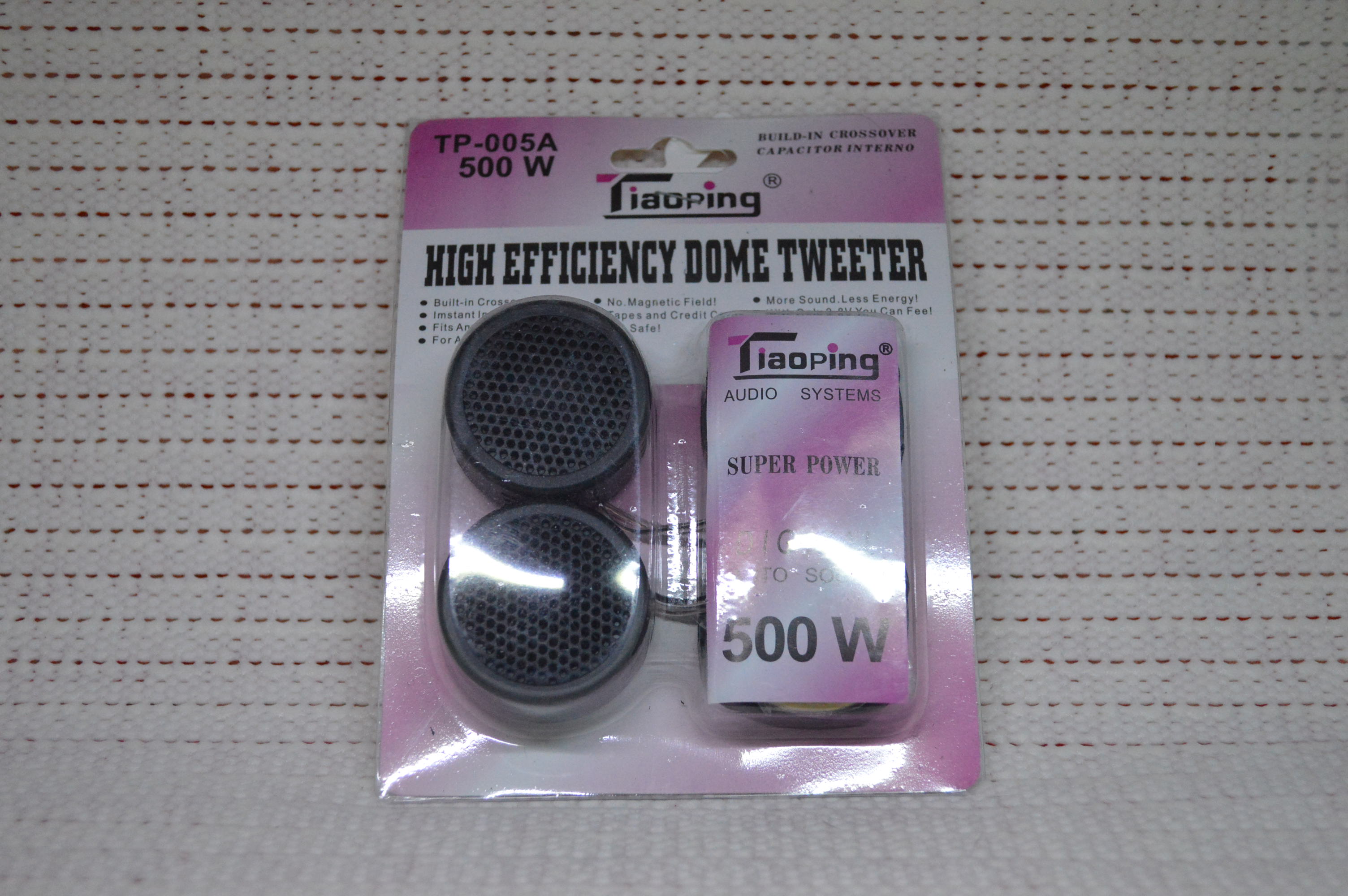 ลำโพงเสียงใสพิเศษแบบซุปเปอร์ทวีตเตอร์ 500W ชมคลิบด้านล่าง