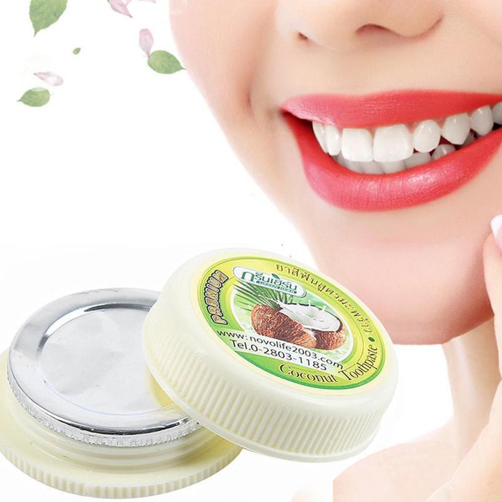 Green Herb Coconut Toothpaste 25g x 12 ชิ้น ยาสีฟันกรีนเฮิร์บ สูตรมะพร้าว