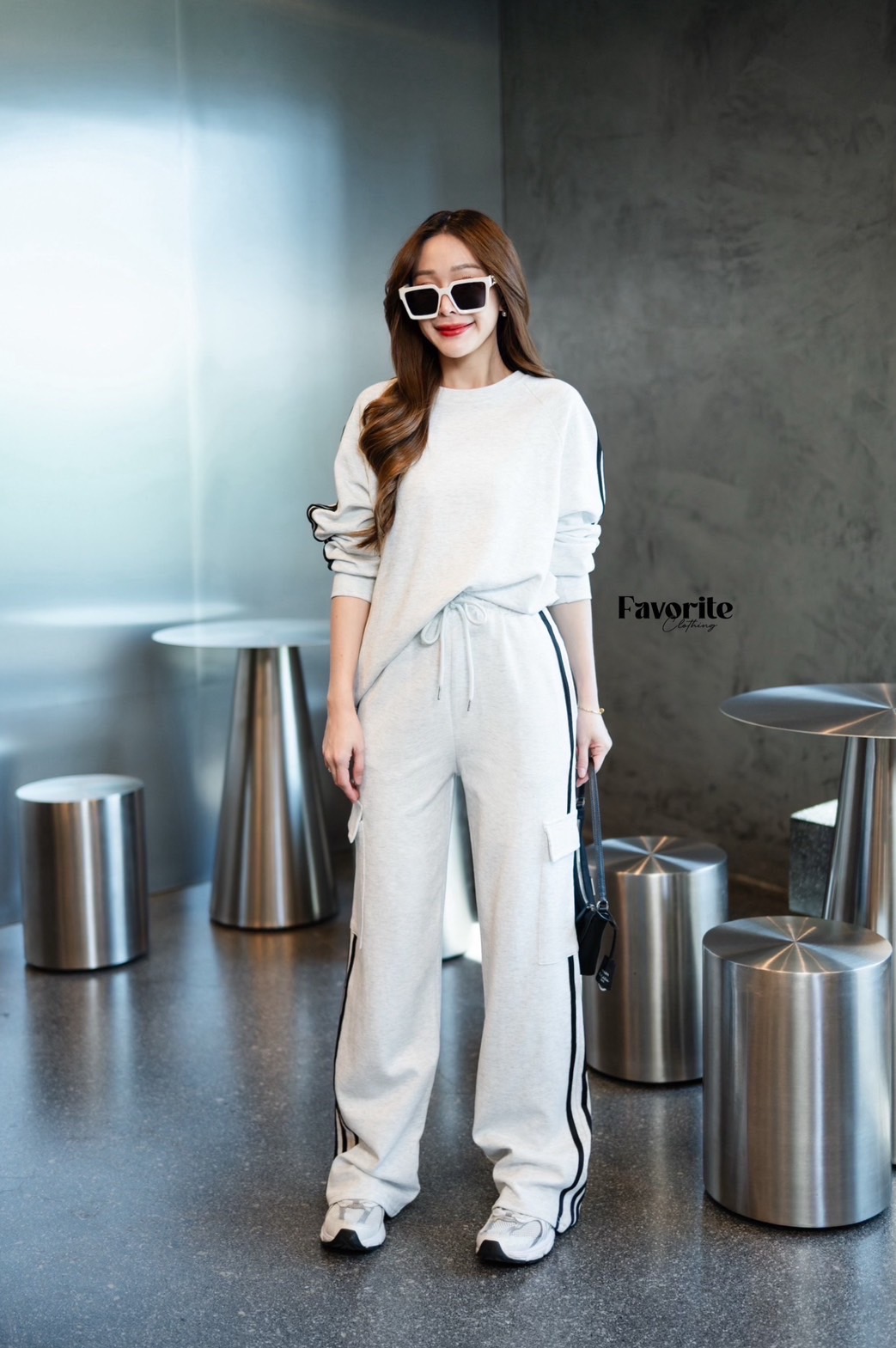 Set เสื้อแขนยาว+กางเกงคาโก้❣️ Set เสื้อยืดแขนยาว ดีเทลแต่งแถบข้างเท่ห์ๆ มาพร้อมกางเกงขายาวเข้าชุด ดีเทลกางเกงแต่งกระเป๋าคาโก้ เอวยืดตามตัว งานผ้ายืดนุ่มเนื้อดีใส่สบายมาก