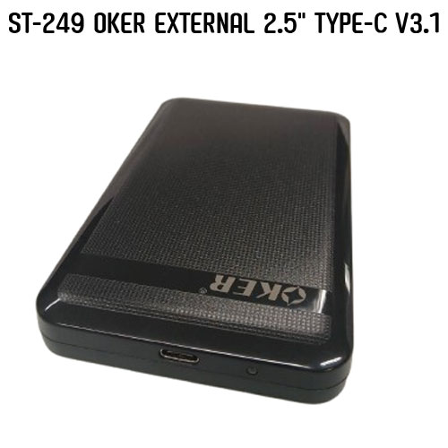 OKER ST-249 Black OKER EX.HDD BOX 2.5"TYPE-C/3.1 EX-25-OK-249BK