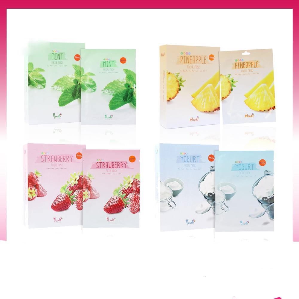 (10 แผ่น/กล่อง) MOODS PA-SU-TE-RU FACIAL MASK