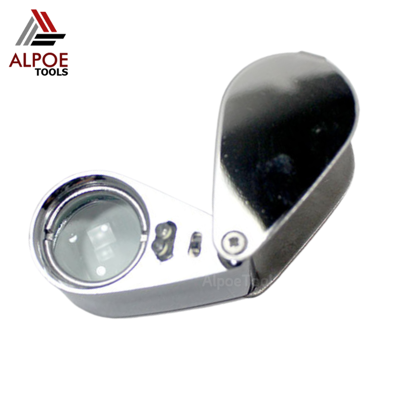 เลนท์ขยายพับได้ งานโลหะ มีไฟ 2 สี รุ่น MG21007