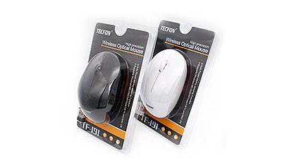 TF191 TECFON MOUSE OPTICAL USB TF-191 MO-TF-WL-191WH
