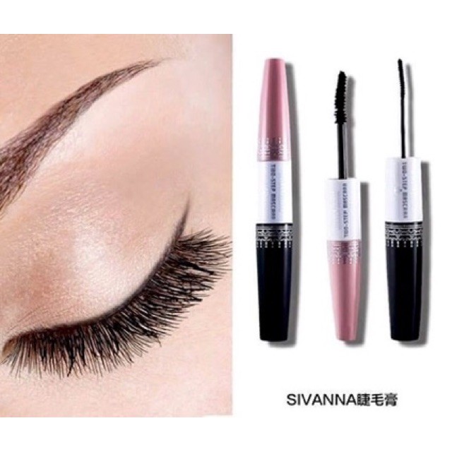 Sivanna Colors 2 Step Mascara HF891 ซีเวียน่า มาสคาร่า 2 หัว