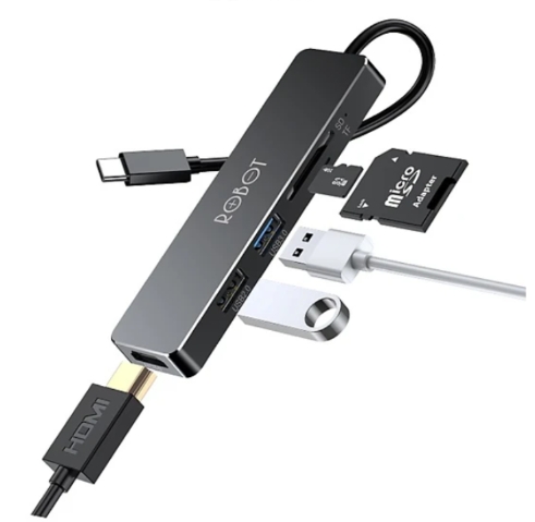 ROBOT HT-240S ROBOT TYPC-C TO HDMI+USB*2+REDER CARD CA-TC-RB-HT240