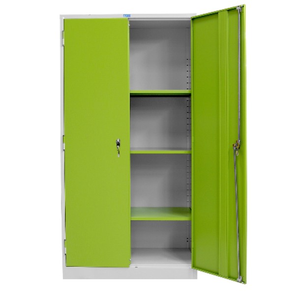ตู้เหล็ก 2 บานเปิด CB-72 แบบสี
