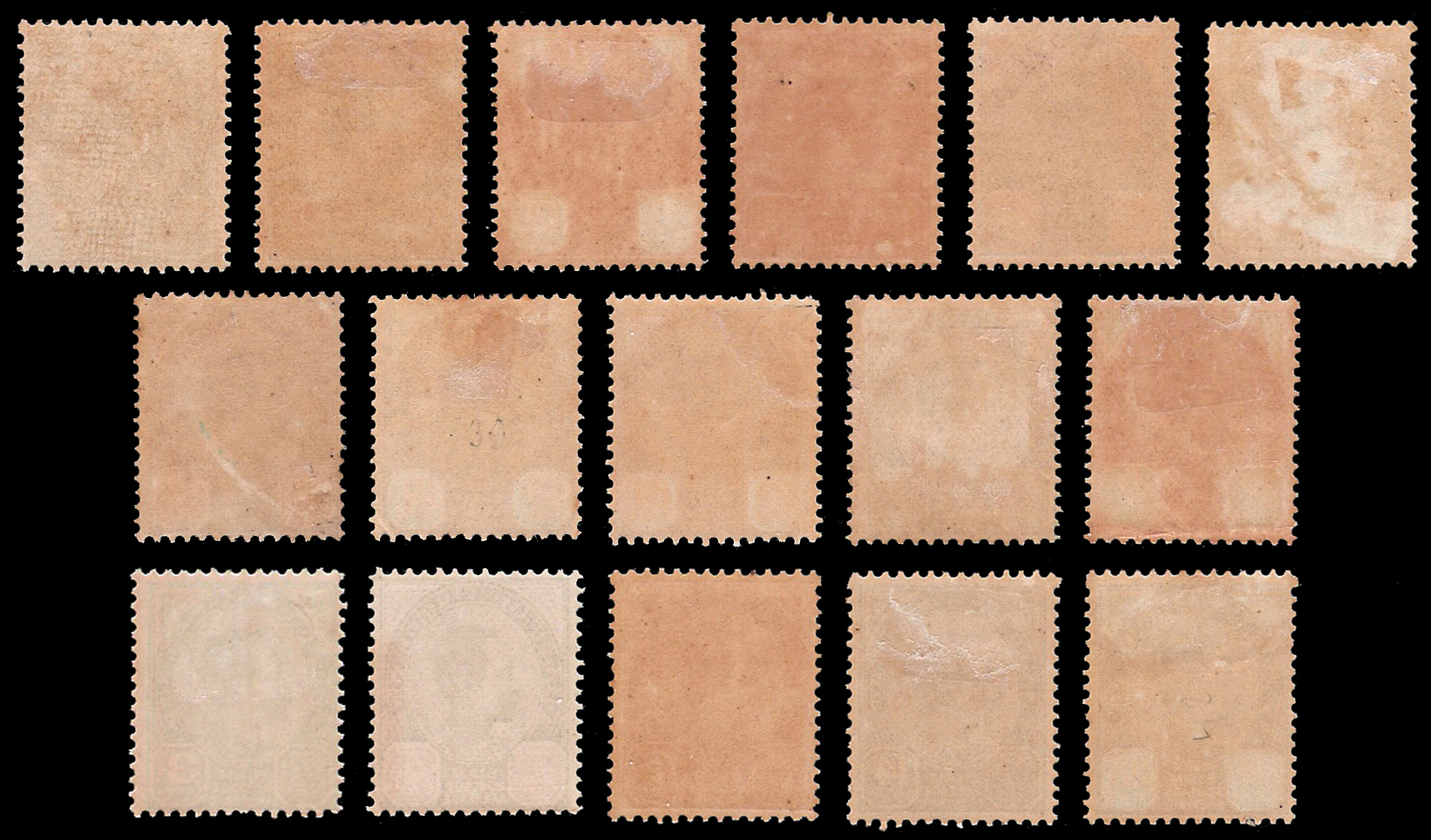 แสตมป์ชุด 3 พระพักตร์ข้าง