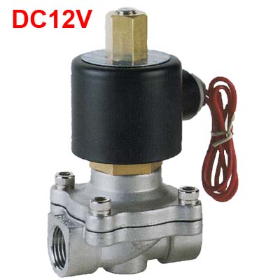 โซลินอยด์วาล์ว 2WBK DC12V แสตนเลส (NO)