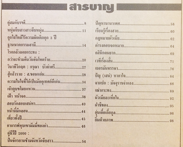 คู่สร้างคู่สม ปีที่ 21 ฉบับที่ 381 พฤศจิกายน ปักษ์แรก 2543