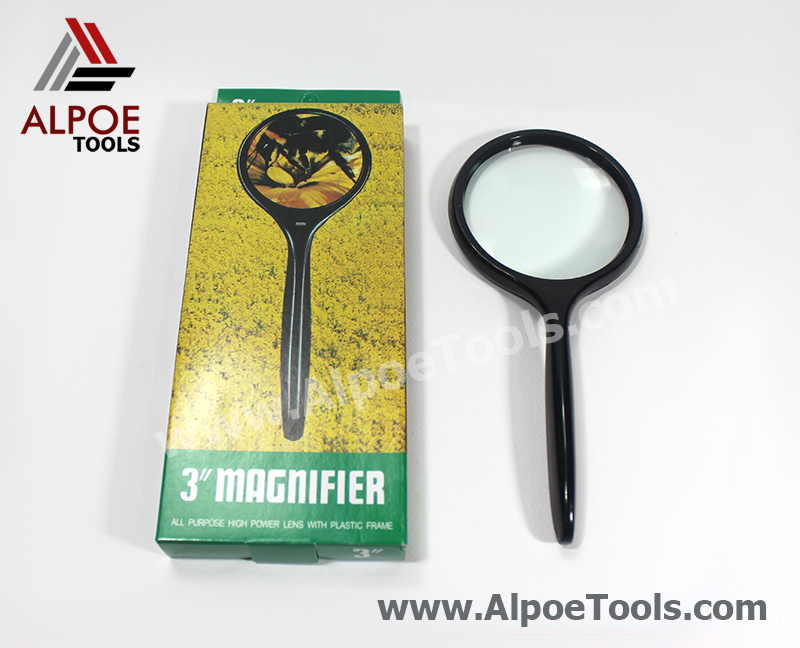 แว่นขยาย ด้ามดำ รุ่นกล่องเหลือง